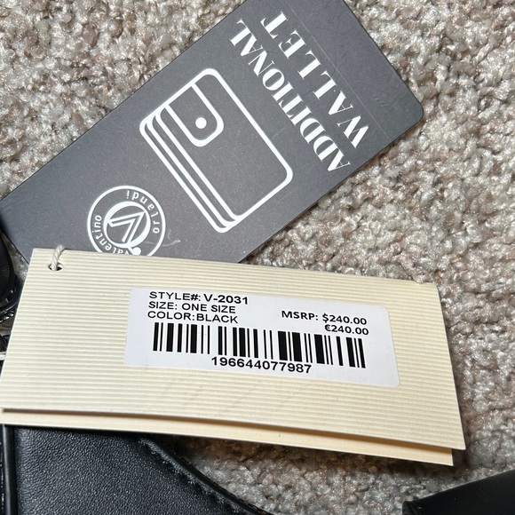 Valentino Black Vegan Leather Shoulder Bag - Picture 3 of 6